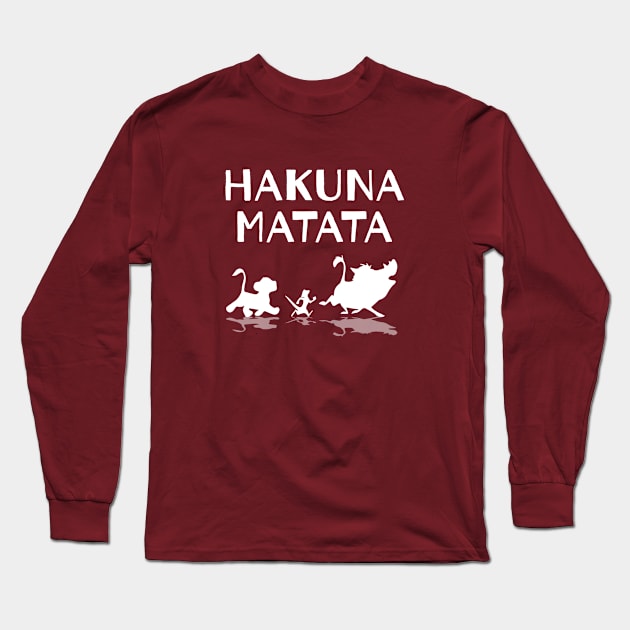 Hakuna Matata Long Sleeve T-Shirt by Inspire Creativity